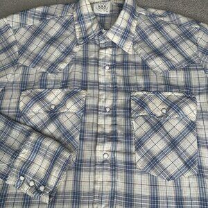 Vintage Levi Strauss USA Olympic Games Shirt Mens Medium Western 1980s